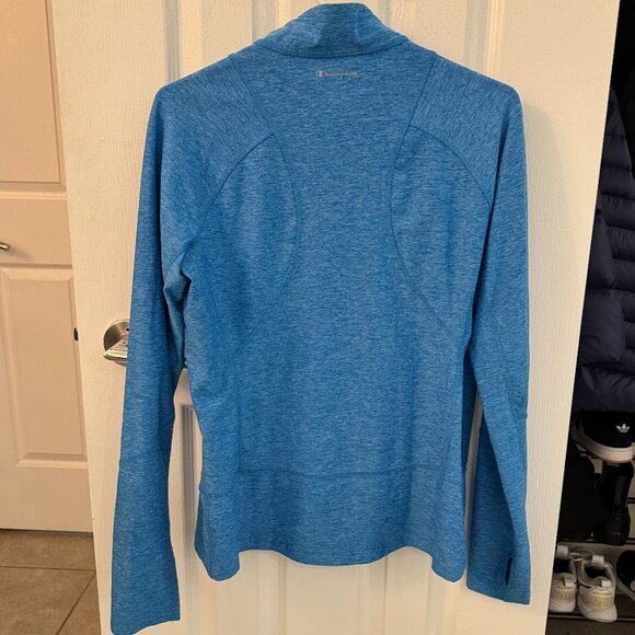 Champion Blue Performance Zip-Up Jacket – Lightweight & Sporty Activewear ✨ - Picture 3 of 5